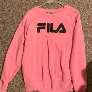 Pink Fila crewneck